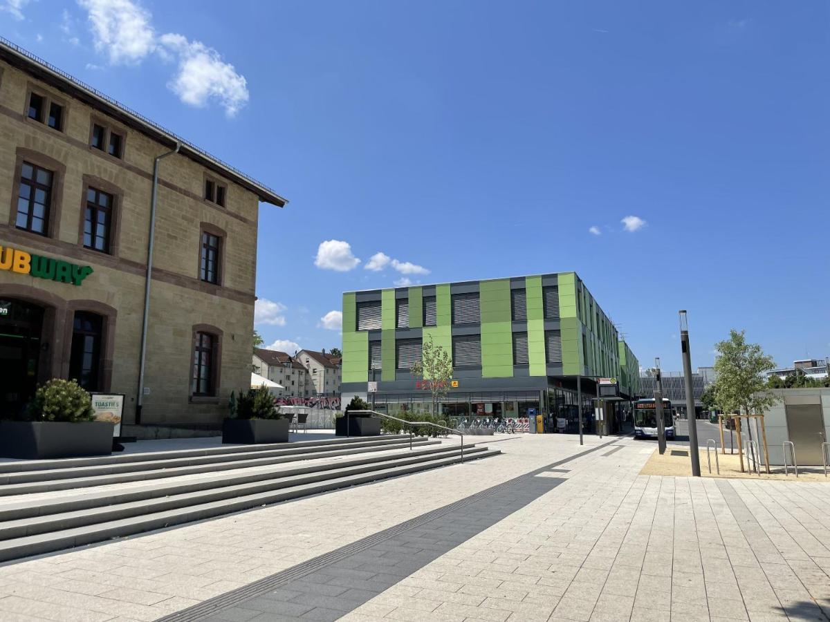 Hotel-Am-Bahnhof Stuttgart-Ditzingen Exterior foto